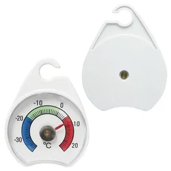 Ultra - Low Temperature Refrigerator & Freezer Thermometer with Stand and Hook (WHITE)