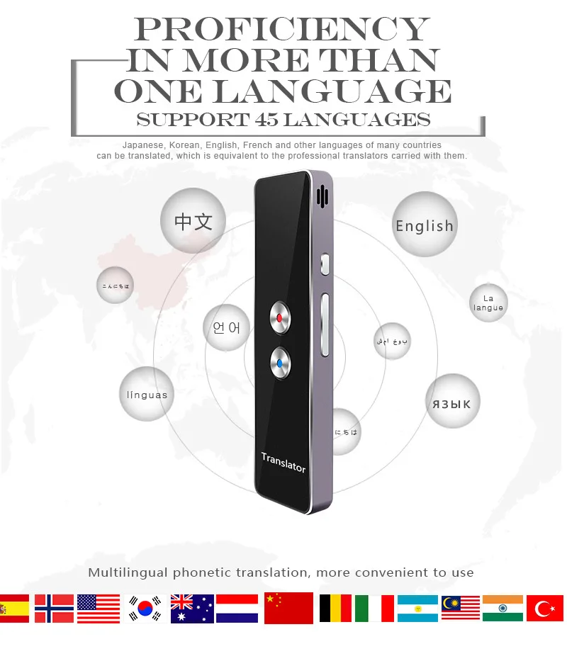 T8 translation stick Overseas travel Real-time intelligent voice image Multilanguage offline translation
