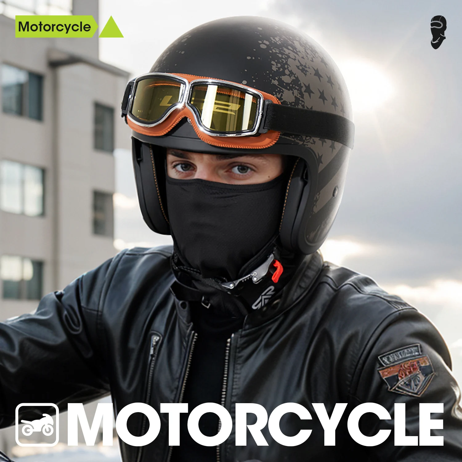 2/3 Pcs Balaclava Face Mask - UV Protection Mask Long neck gaiter For Men Women - Breathable Motorcycle Cycling Sports Balaclava 4