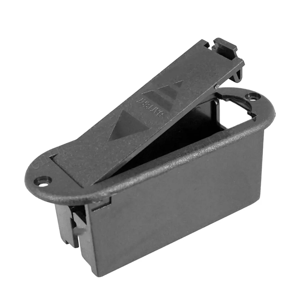 Bass-Batteriegehäuse, 81,5 x 29,5 mm, 9 V-Batteriekasten, flache Montage, Batteriegehäuse für elektrische Instrumente für aktive Tonabnehmer – Detail 11
