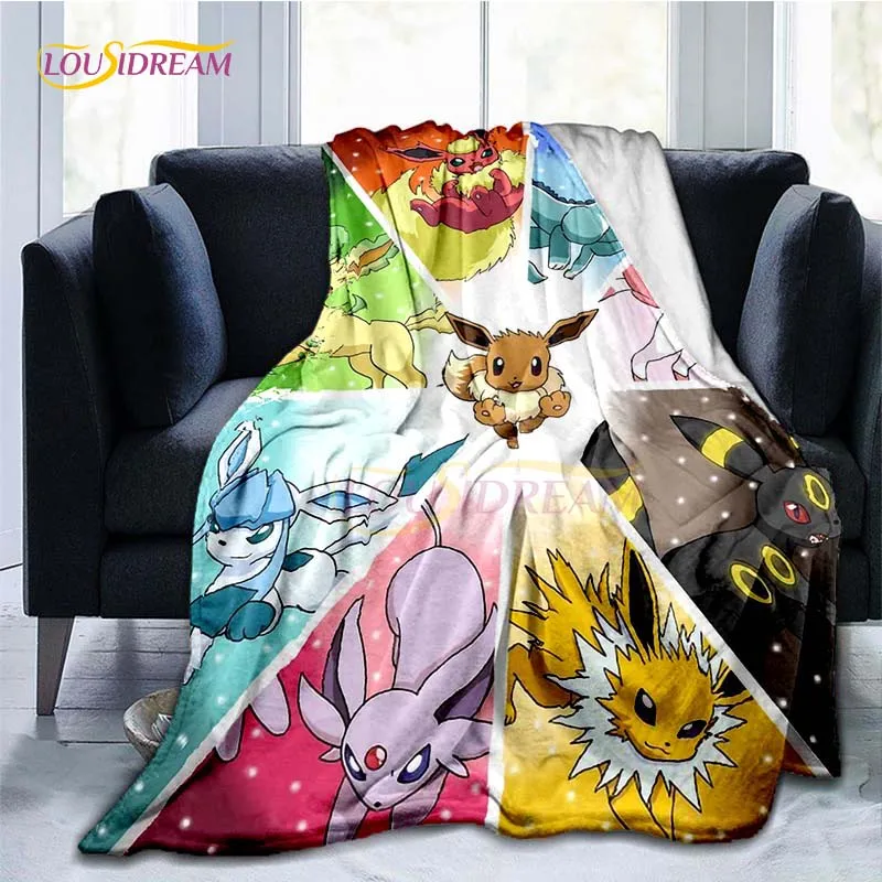 Pokemon Pikachu Anime Blanket Cover Sofa Cartoon Blankets for Kids Children Ultra Soft Bed Sheet
