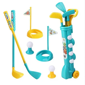 Mini Fitness Exercise Games Kids Golf Set Parent-child Toys Outdoor Sports Toys Interactive Fitness Games 1