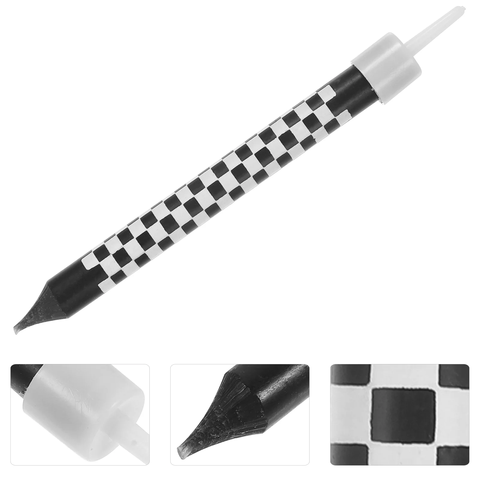 13 Pezzi Candele di Compleanno per Auto da Corsa, Candele Scacchi Bianche e Nere Candele di Compleanno Numeri Topper per Torta per Ragazzi Bambini Tema Festa Decorazione Forniture (Numero 4