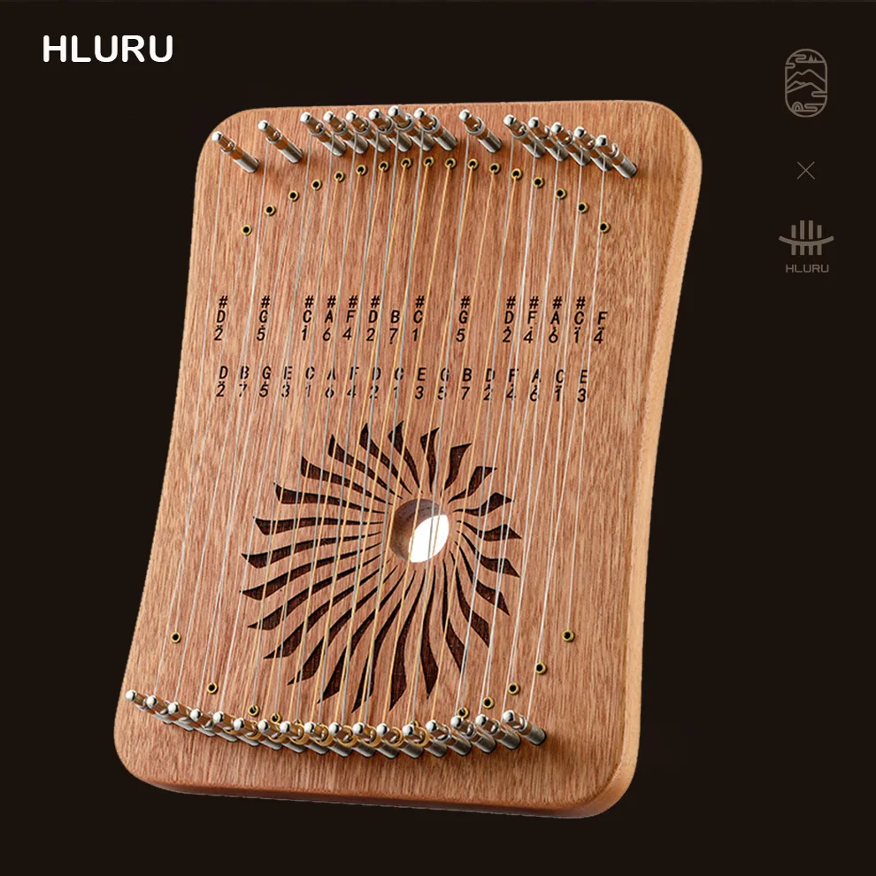 Hluru Lyre 31 17 Strings Harp Lyre Professional Fingerplay 17 31 Strings Harp Piano Beginner Portable Instrument