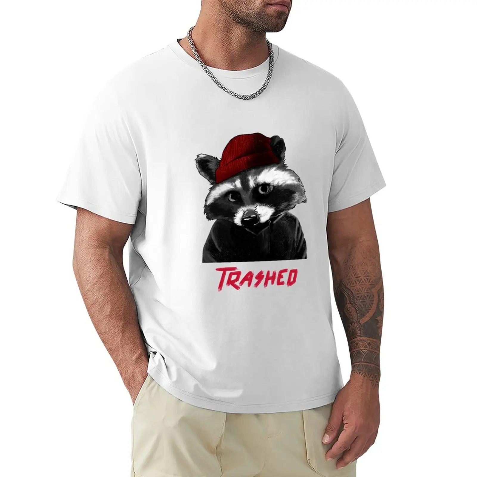 

Raccoon T Shirt T-Shirt sweat summer tops mens clothing