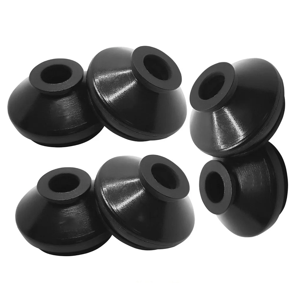 6pcs High Quality Rubber Tie Rod End And Ball Joint Dust Boots Cover Universal Ball Joint Boot