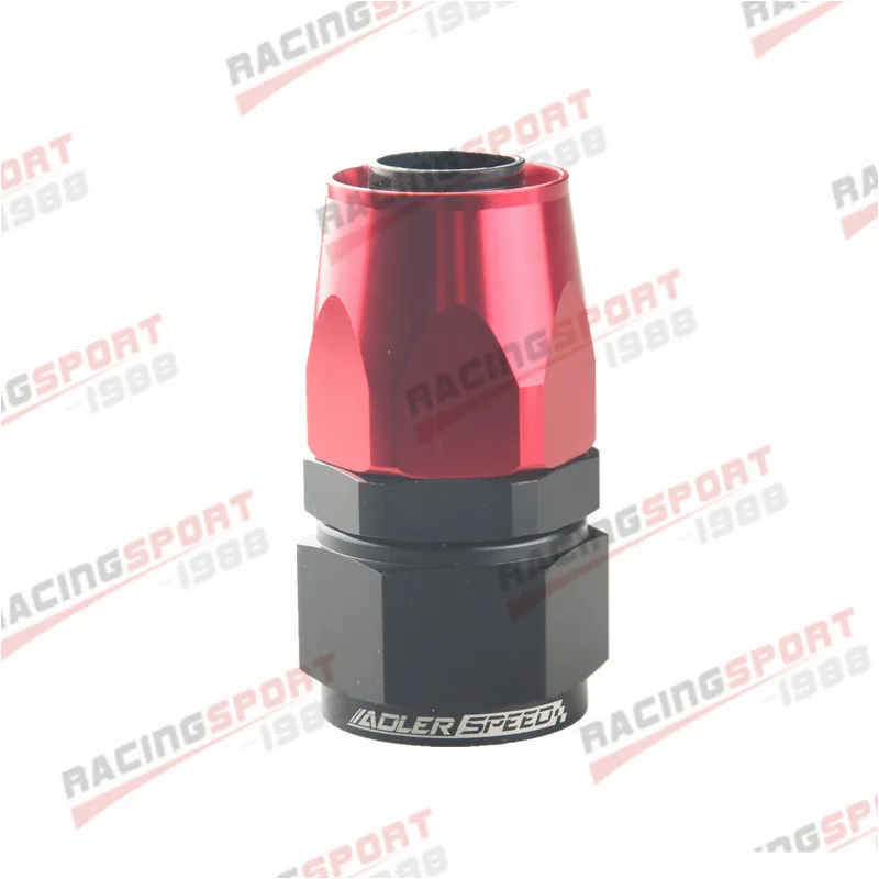 20AN AN20 Straight 45 90 180 Degree Oil Fuel Swivel Hose End Fitting Oil Hose End Adaptor Kit Red-Black