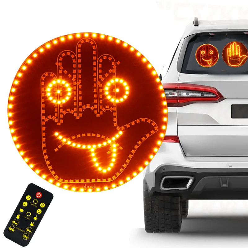 รูปสินค้า รีโมทคอนโทรล LED แผนที่ Rage นิ้วกลางท่าทางปาล์มอุปกรณ์เสริมแสง