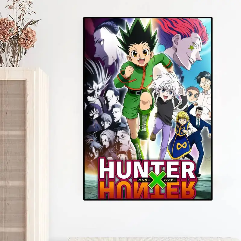 Anime HUNTER x HUNTER Gon Zoldyck Hisoka POSTER Poster Prints Wall Painting Bedroom Living Room Decoration Home anime poster poster prints