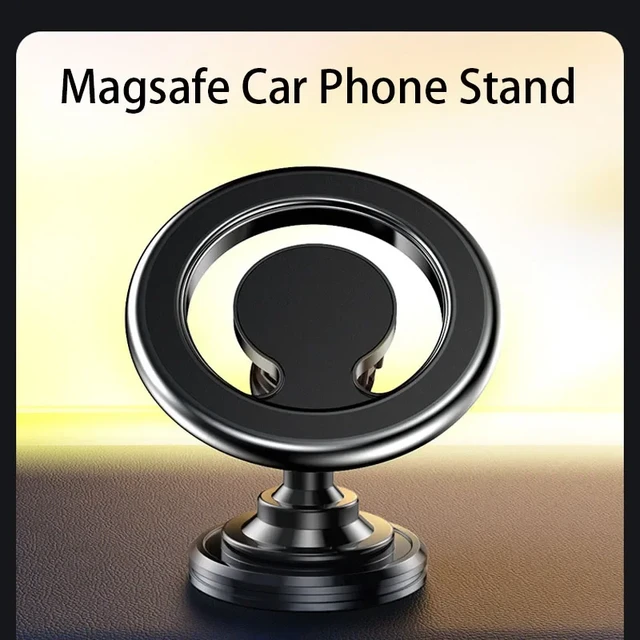 Support de téléphone magnétique pour voiture anneau Magsafe évent