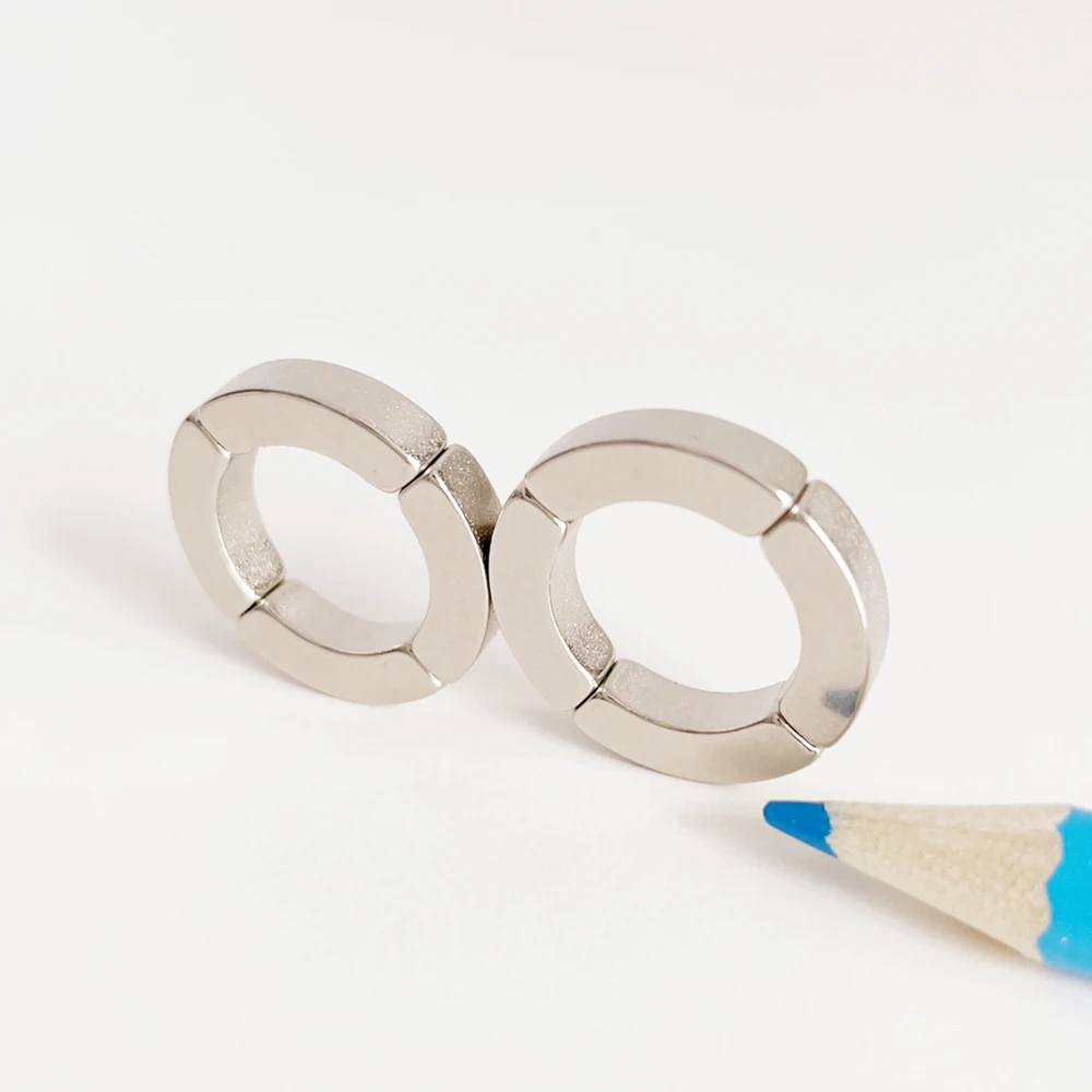 

Arc Magnet 8PCS N35 OR10.25*IR7*T3.75mm*90° Magnetic Arc Strong Rare Earth Neodymium Magnet Powerful Permanent Magnetic Segment