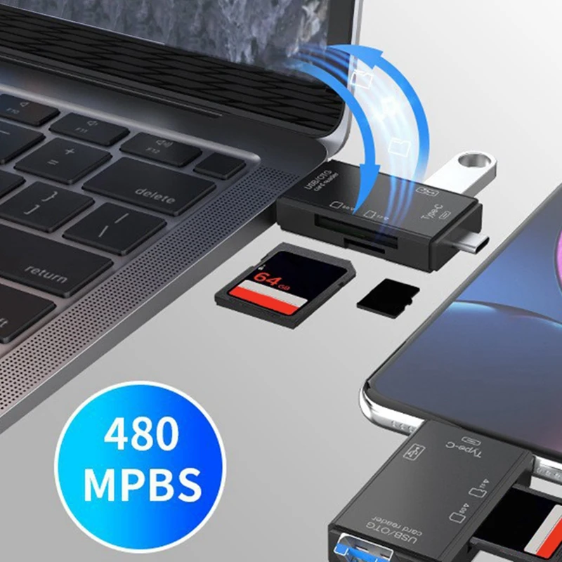 Рисунок 5 - USB 3,0 OTG кардридер 6 в 1 для