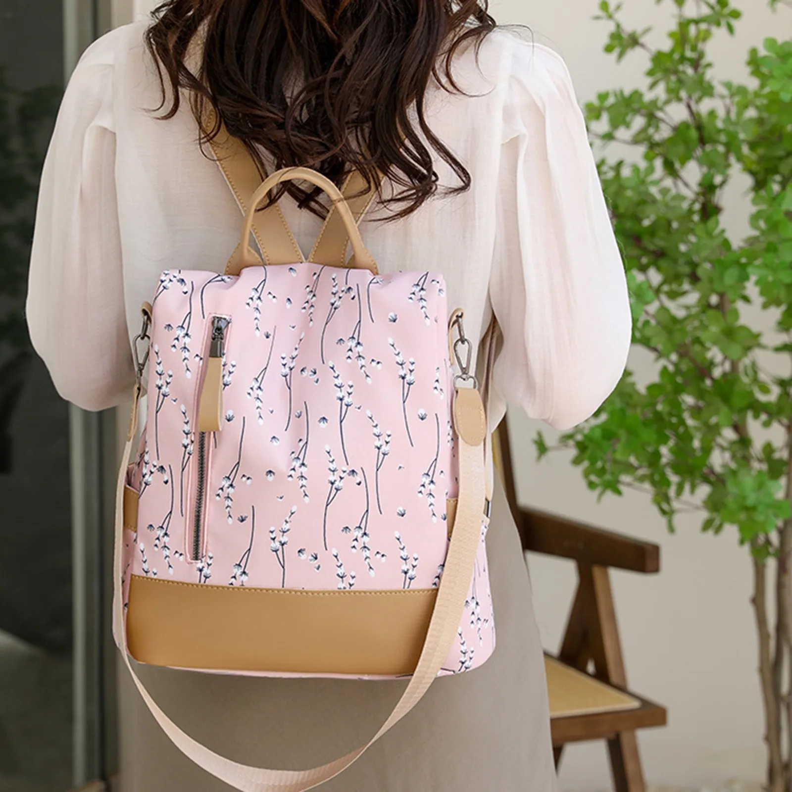 

Backpack Womens Leisure Anti Large Capacity Single Shoulder Bag Lightweight Backpack Ladies Travel Backpack School Bags For Girl