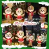 Christmas Inflatable Decoration Valentine's Day Inflatable Couple Bear 5FT Blow up Welcome Gingerbread Man Couple Outdoor Decor 6