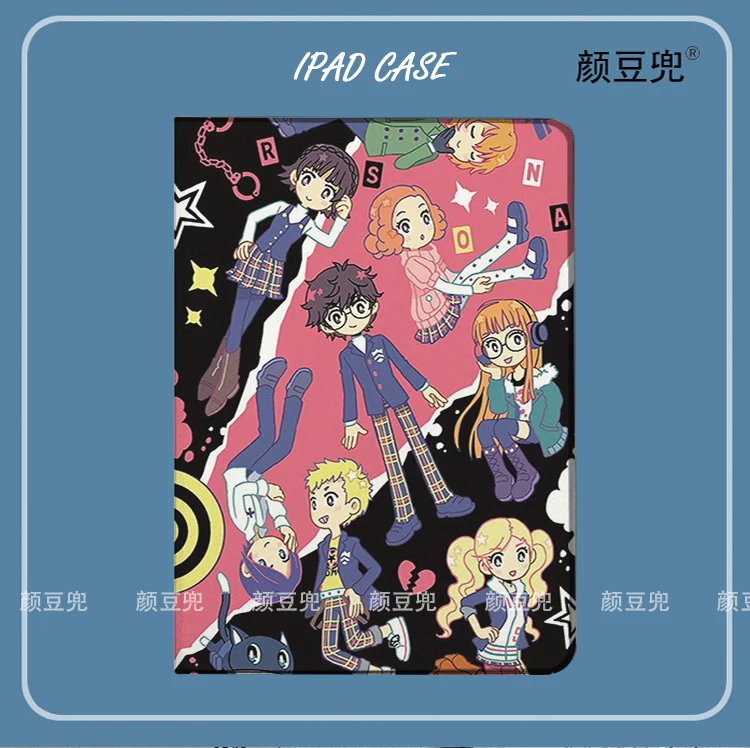 

P5 Poster Person5 Anime For iPad Air 4 5 10.9 Mini 5 6 For Pro 12.9 11 10.5 inch Luxury Silicone For iPad 10th Protective Shell