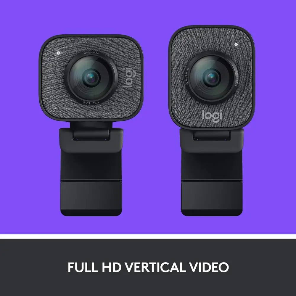 PC Webcam Logitech StreamCam Full HD 1080P 60fps Built In Microphone Computer Desktop Home