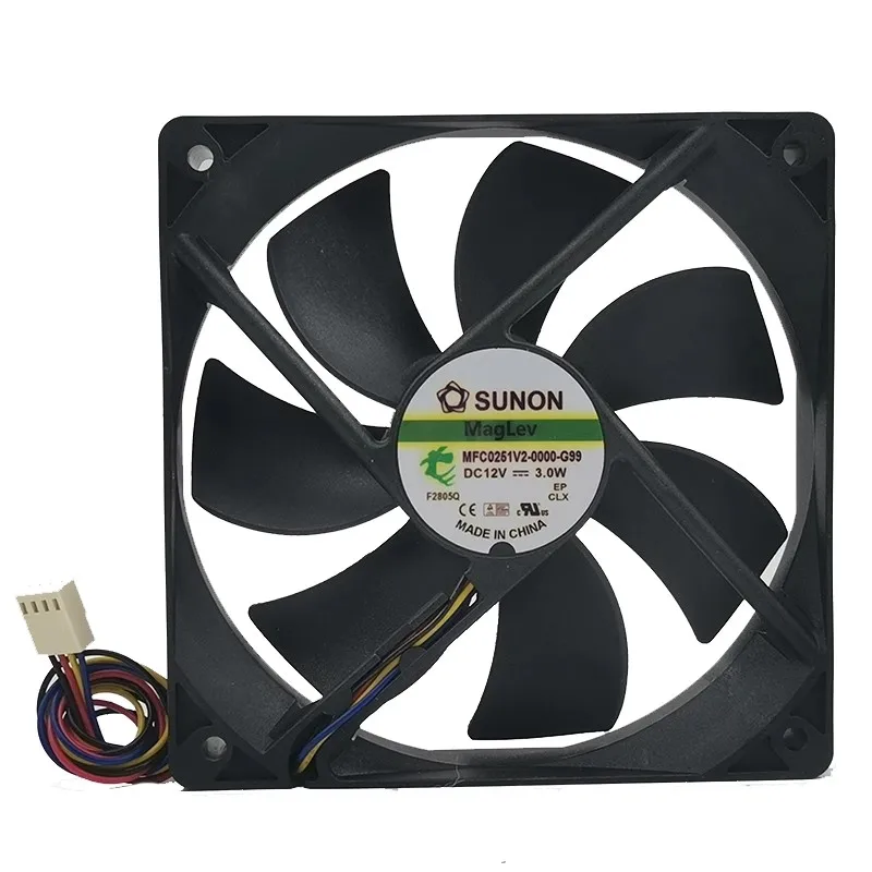 

New CPU Fan for MFC0251V2-000-G99 12V 3.0W 12025 12CM chassis cooling fan 120x120x25mm