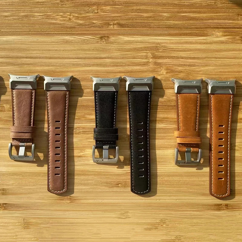 Premium Leather Watch Strap - Elegant Smartwatch Bracelet Accessory