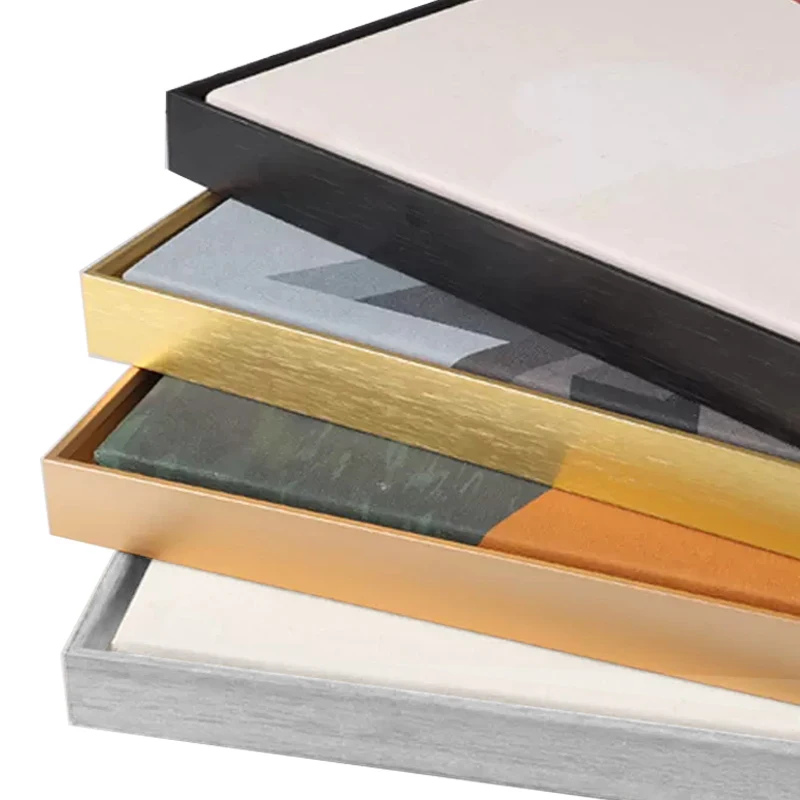 Diy Metal Floating Canvas Photo Frames Kit Gold Metal Floating