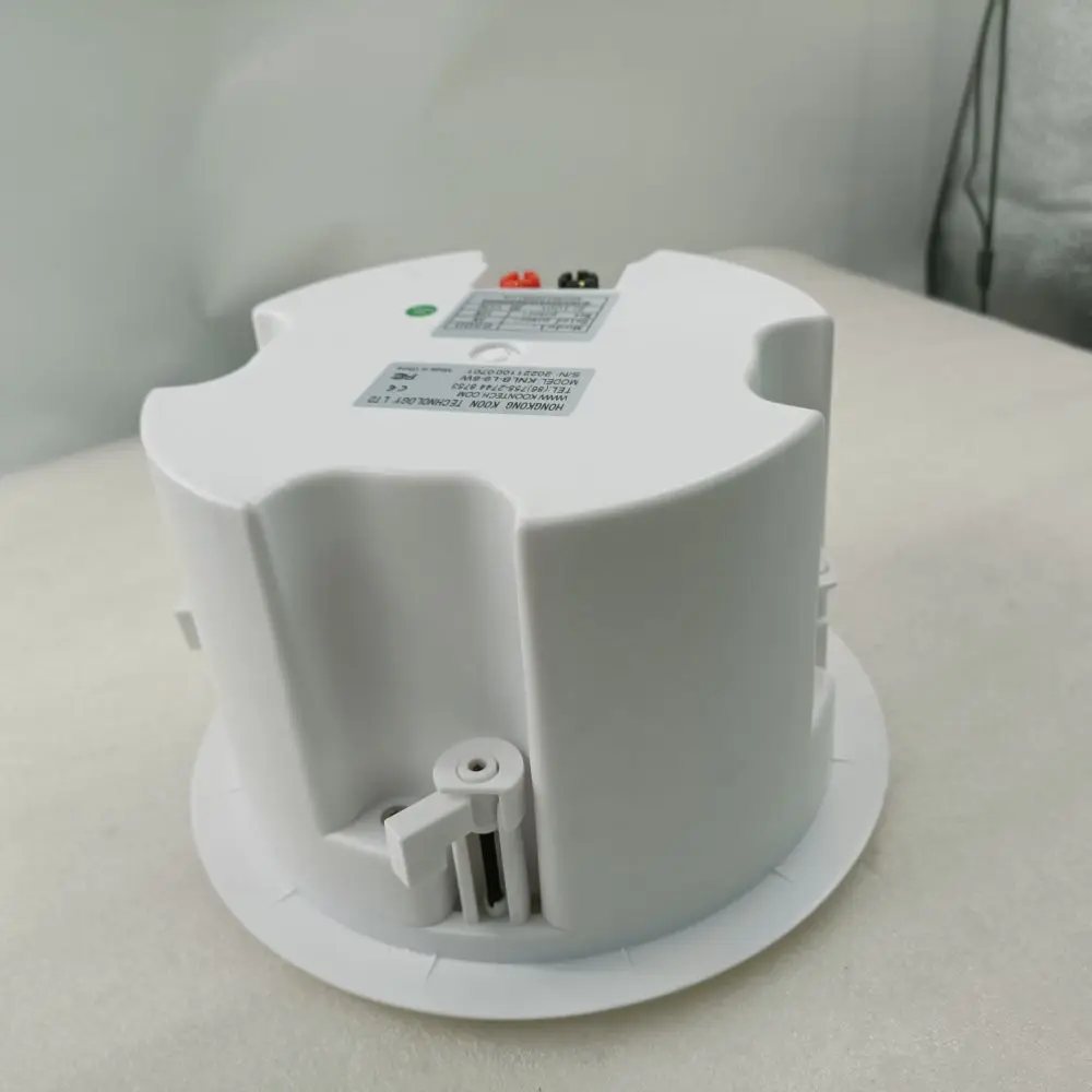 KNTECH 액티브 천장 스피커 SIP 네트워크 PA 시스템 (7W IP POE 공급) 통신 제품