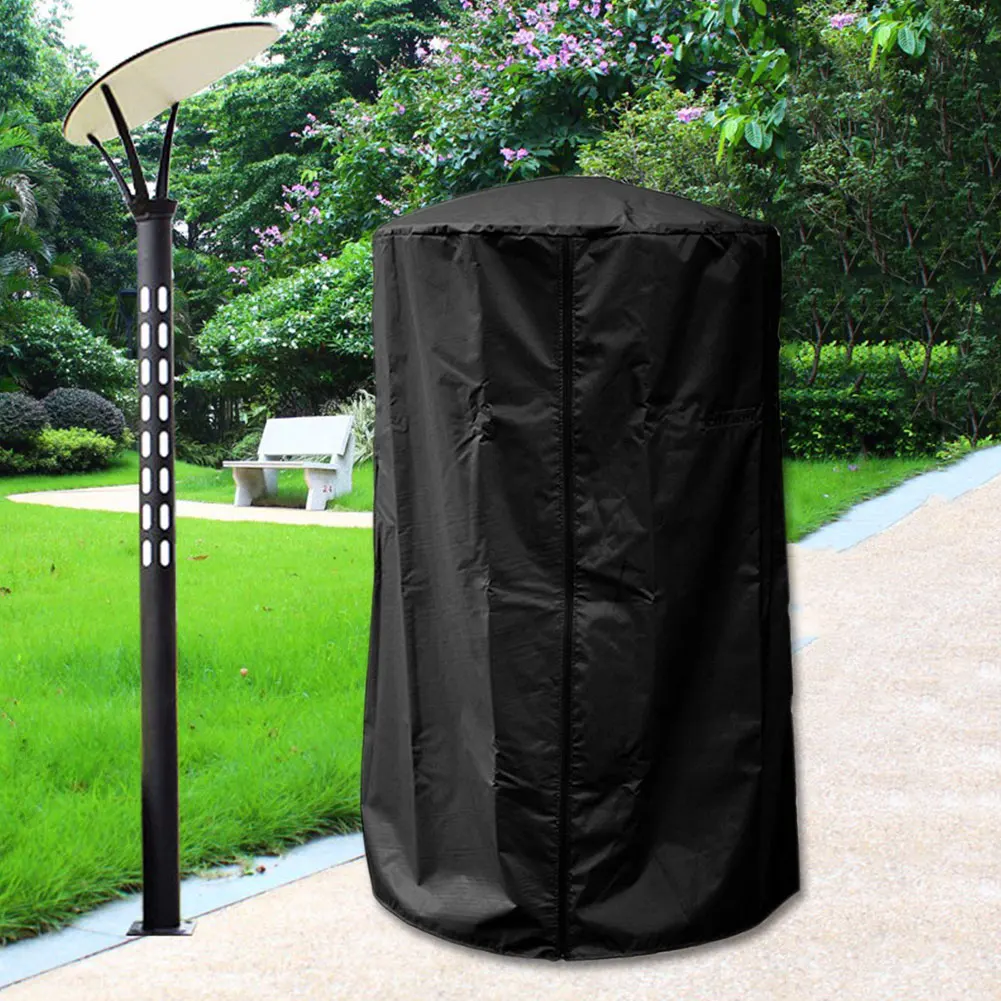 Zipper Closure All Seasons Accessories Garden Home Rainproof Dustproof Anti Frost Patio Heater Cover Polyester Outdoor Sunscreen |