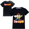 New Boys Kawaii Fun Squad Gaming Cotton Printing T-shirts Cartoon Short-sleeved Girls T-shirt Summer Casual All-match Tops 4
