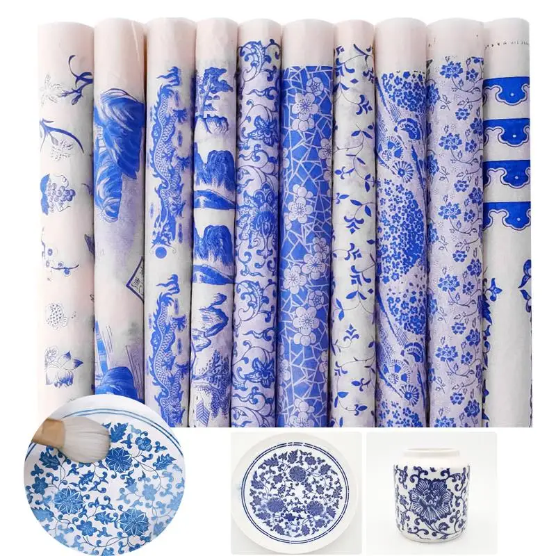 PotteryCeramicsClayTransferPaperUnderglazeColoredFlowerPaper