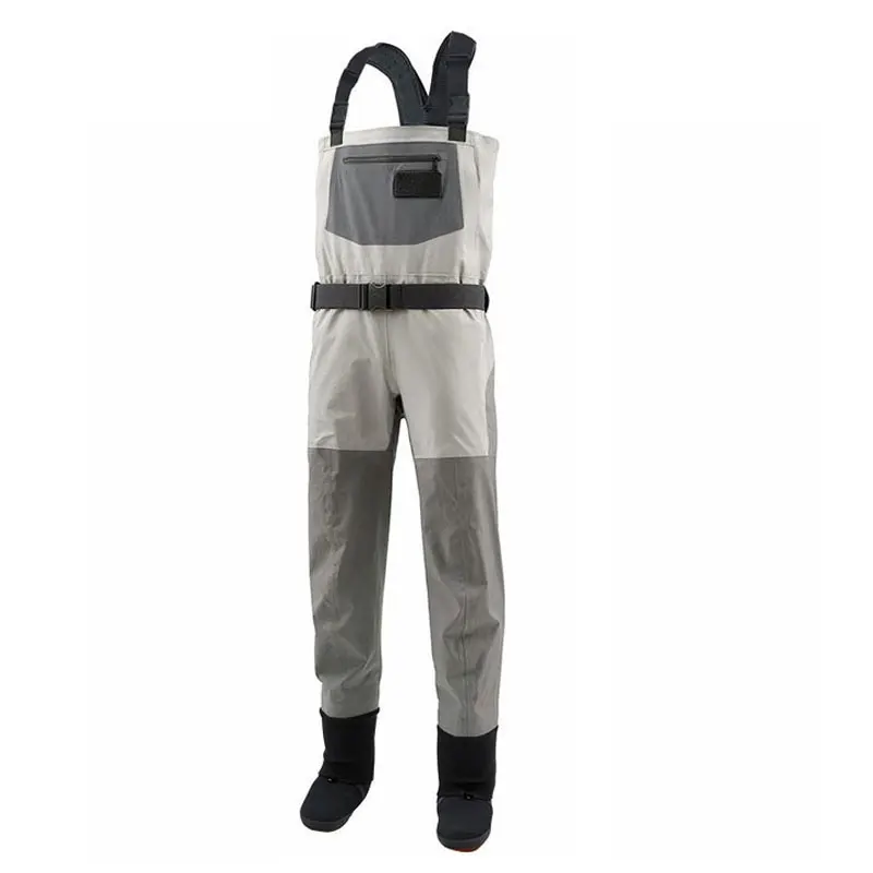 Mens4LayerPolyesterFishingWaderWaterproofFishingPantsWading