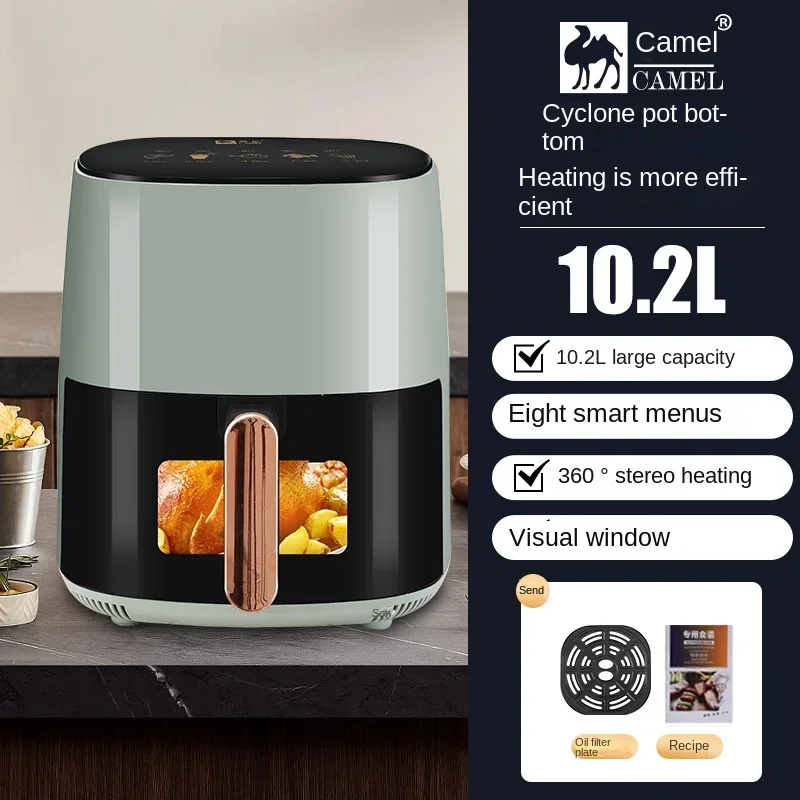 Air fryer Home 2024 new intelligent multi-functional oven integrated electromechanical frying pan 10.2L 2