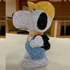 Full Diamond Cute Puppy Piggy Bank Large Change Box Anti-fall Cartoon Decoration Creative Cash Box Children's Toys Holiday Gift 5