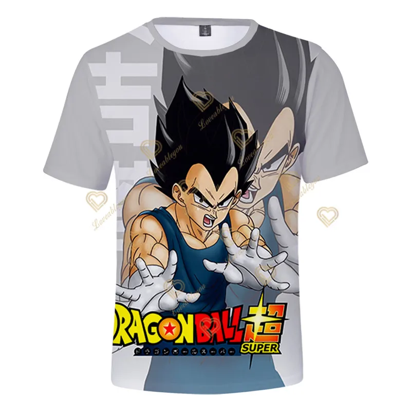 Dragon Ball desenho animado manga curta camiseta, camiseta Son Goku, tops  impressos de anime, camisetas infantis, roupas de bebê, presente para  crianças, verão - AliExpress