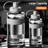 2 Liter Big Water Bottle with Straw 2L/1.5L/1L/0.6L Large Capacity School Gym Sports Drinking Bottles BPA Free Fitness New 3