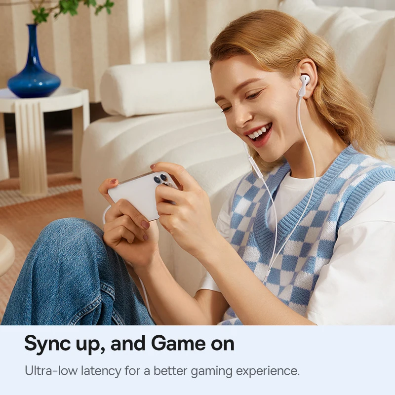 Baseus Encok CZ20/HZ20 Wired Earphone Type-C/3.5mm Jack Hi-Res Audio with Mic Wired Headset For Laptop Computer Tablet Cellphone 4