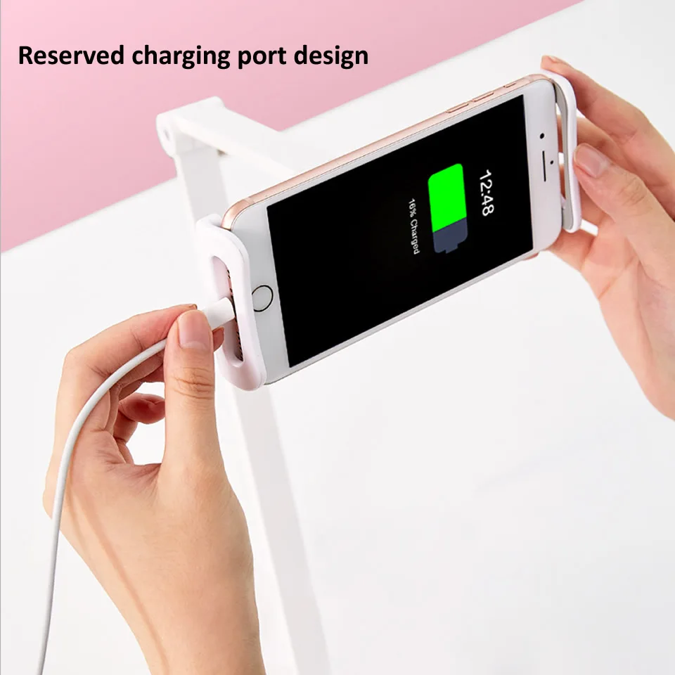 Braço Longo Suporte de Montagem na Parede Tablet Multi Ângulo Ajustável Três Eixo Design Alumínio Telefone Suporte de Montagem na Parede para Iphone Ipad 12.9 - Imagem 2
