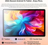 Newest 14 Inch Big Screen Android 14 Tablet PC 16GB+512GB Phone Call 5G WIFI tablet Kids Pad For Educational Online Class 2