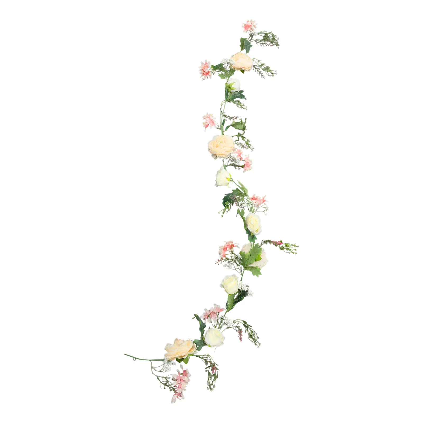Dekorative Blumen, künstliche künstliche Blumen, Girlande, Blumengirlande für Tür, Hochzeit, Party, Wand, Heimdekoration – Detail 36