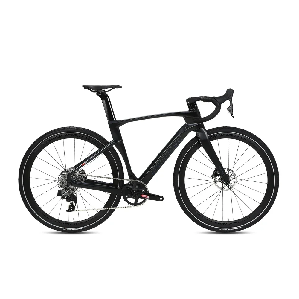 

TWITTER 2024 New GRAVEL-V3-eTap AXS-12Speed with Radio Transmission SRAM RIV Hydraulic Disc Brakes All Carbon Fiber Road Bicycle