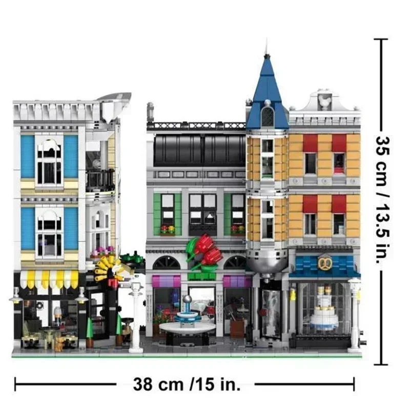 City Center Assembly Square Building Blocks 4016PCS Bricks Birthday Christmas Girls Toys Compatible With 10255 15019