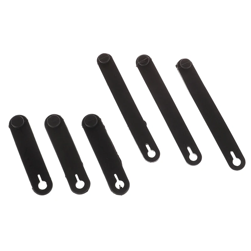 10Pcs 5/8cm Rubber Cable Ties For Securing Cable Ties Wiring Harness Rubber Bands Motorcycle Electric Vehicle Accessories
