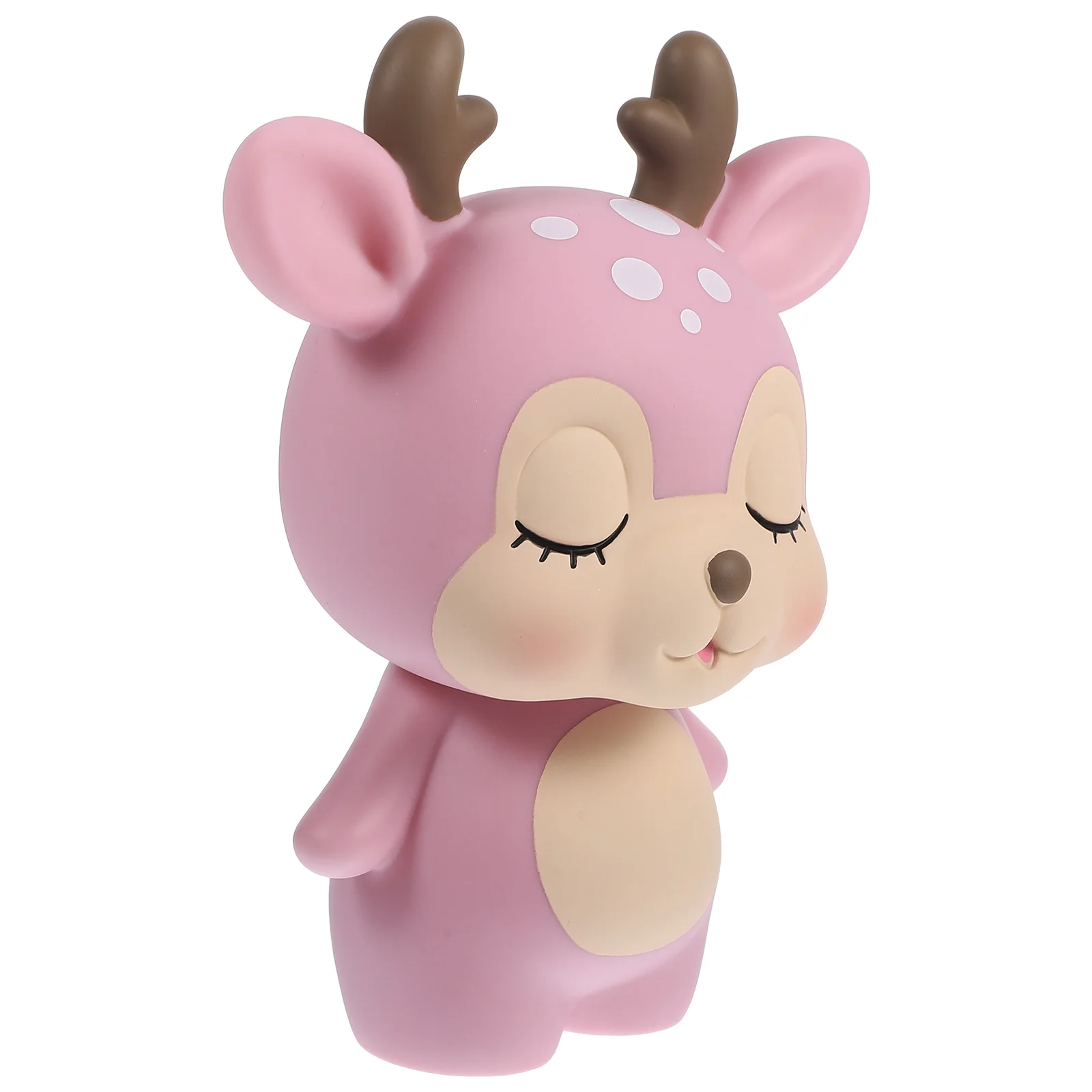 Pink Deer Shape Piggy Bank Cartoon Coin Bank Money Box Saving Pot Kids Bedroom Decoration naments Toy Storage Container
