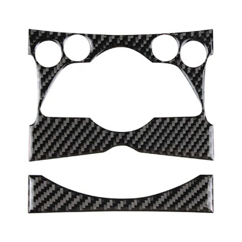 

Углеродное волокно внутренняя отделка Центральная ручка управления Панель наклейка крышка для Mini Cooper Clubman R55 R56 R57
