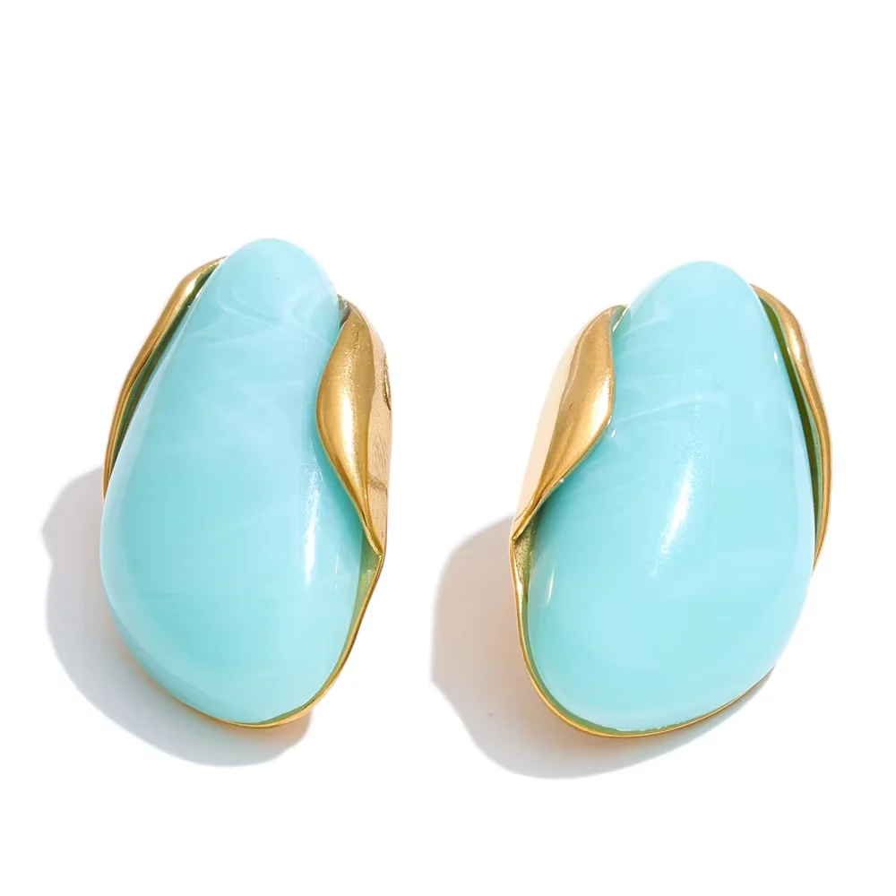 Earrings Blue