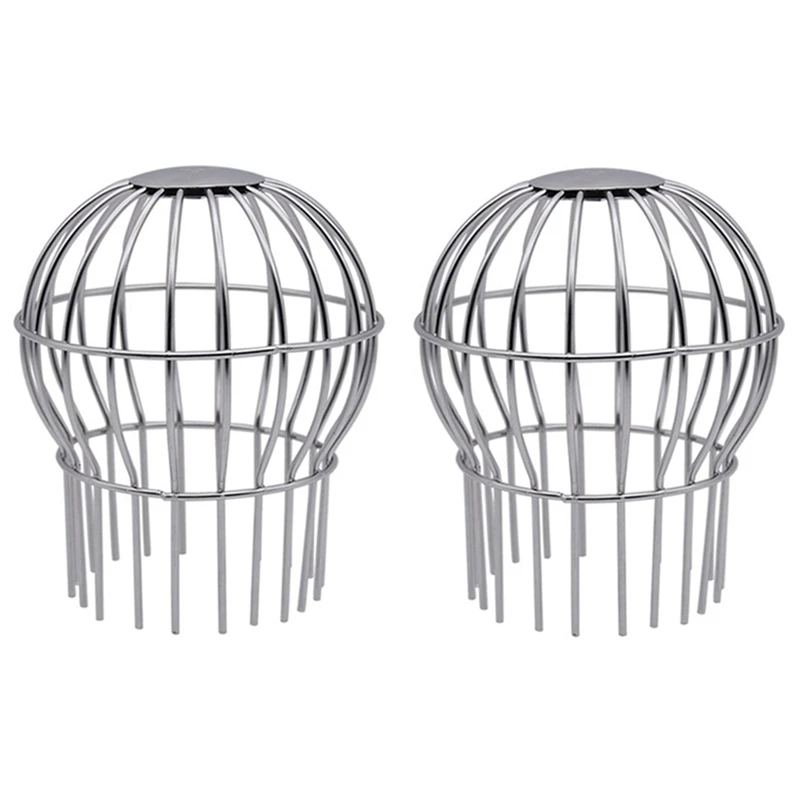

2X Drain Outdoor Roof Anti - Blocking Line Cap Round Net Cover Drainage Floor Line Leak Gutter Guard Filter-110