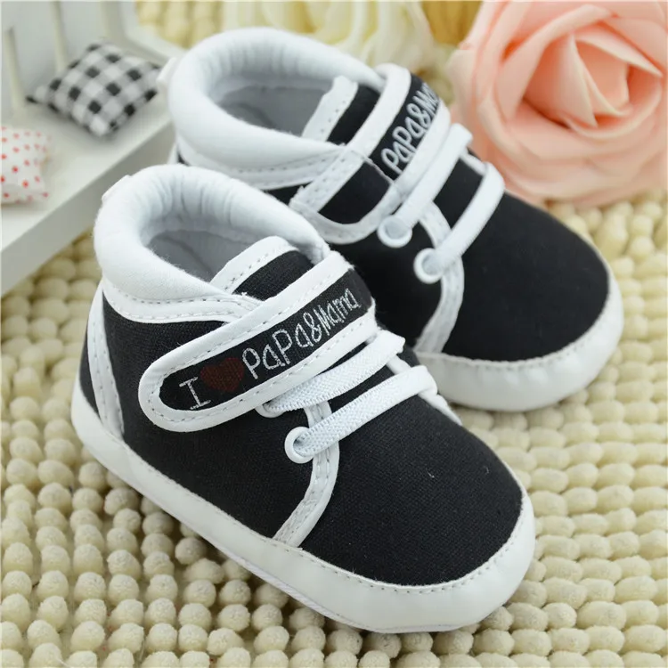 High Quality 11-13cm Cute Infant Toddler Baby Shoes Girl Boy Soft Sole Sneaker Prewalker First Walker Crib Sport 0-18 Months