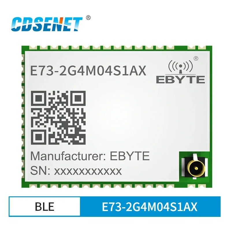 nRF52810 Blue-tooth Module BLE 4.2/5.0 2.4GHz Transmitter Receiver E73-2G4M04S1AX 4dBm Low Power Transceiver IPEX I/O UAV