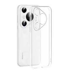 Ultra Thin Silicone Soft Case - Clear Shockproof Back Cover Shell for Huawei P60 Art