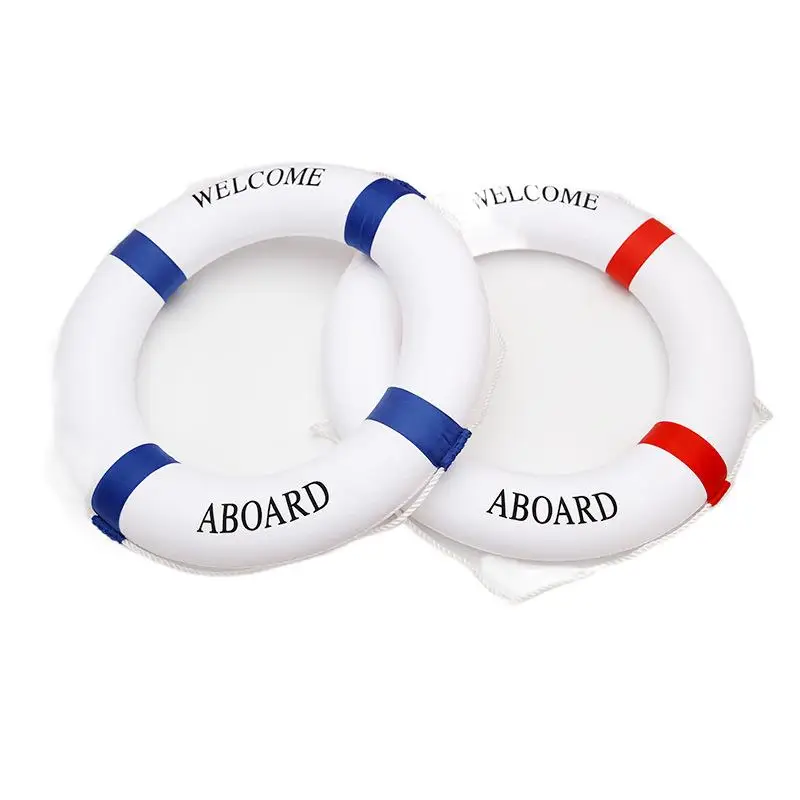 Colored Swim Ring Large Buoyancy Thickened Foam Mediterranean Flood Fighting Swim Float Water Surfing Safety Products Life Buoy