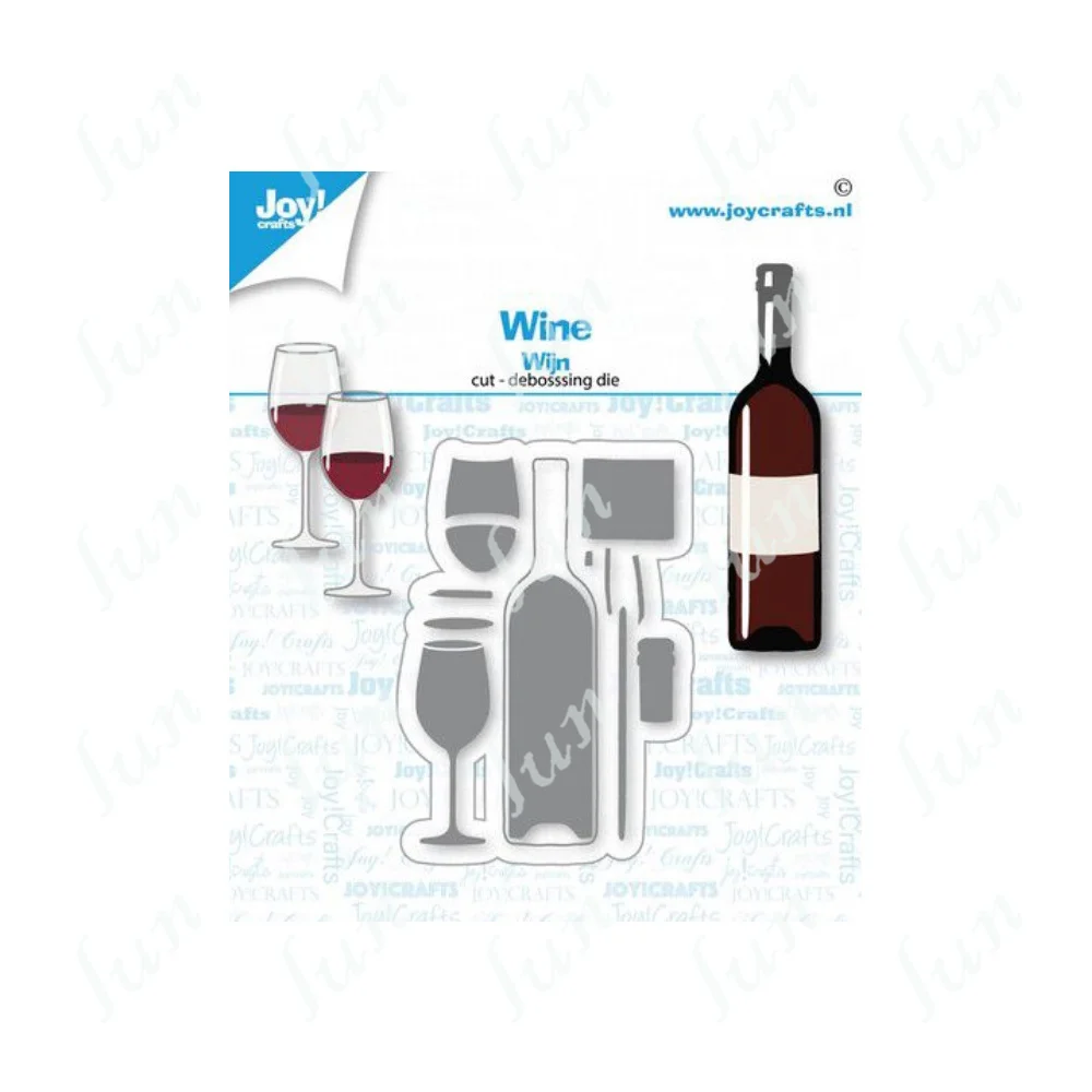 

Die Cutting Dies Wine Bottle Metal Cutting Dies Stencils for Diy Scrapbooking Crafts Die Cuts Photo Album Template Decoration