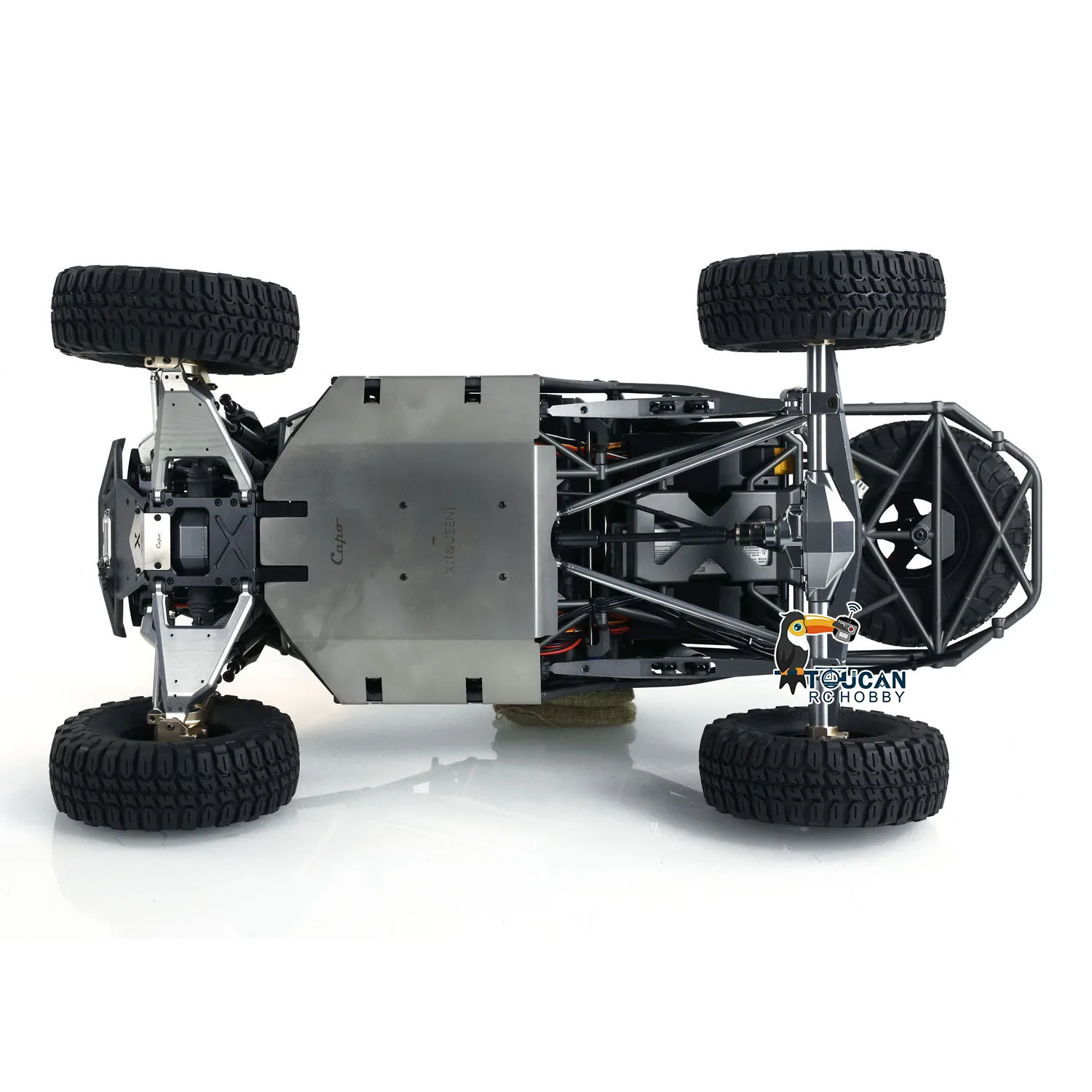 Capo 1/8 RC Off Road Car U4 Queen 4x4 Crawler Truck Assembled Toys Model with 2-Speed Light Sound Smoke Winch Servo CD1582X Gift 6