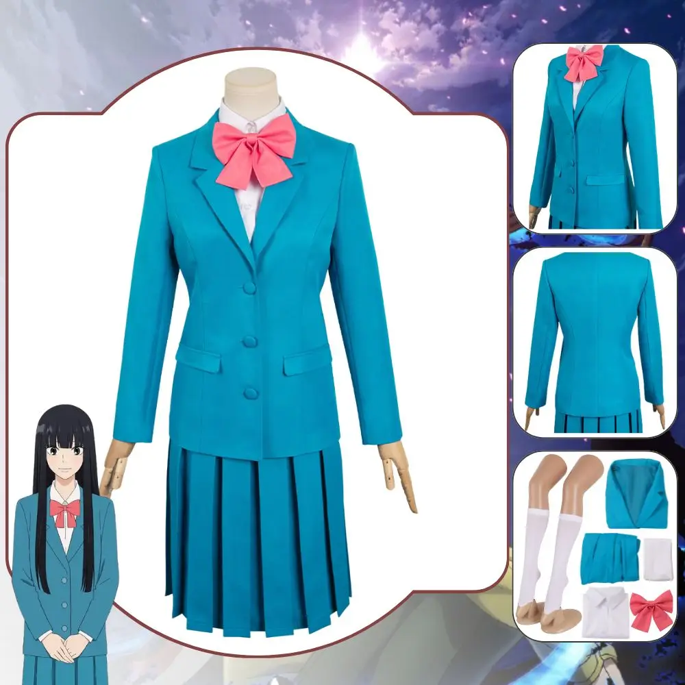 

Костюм для косплея Kuronuma Sawako, костюм для косплея аниме Kimi mi Todoke, костюм для косплея, Маскировка для женщин, костюм для взрослых на Хэллоуин, карнавал, искусственный костюм